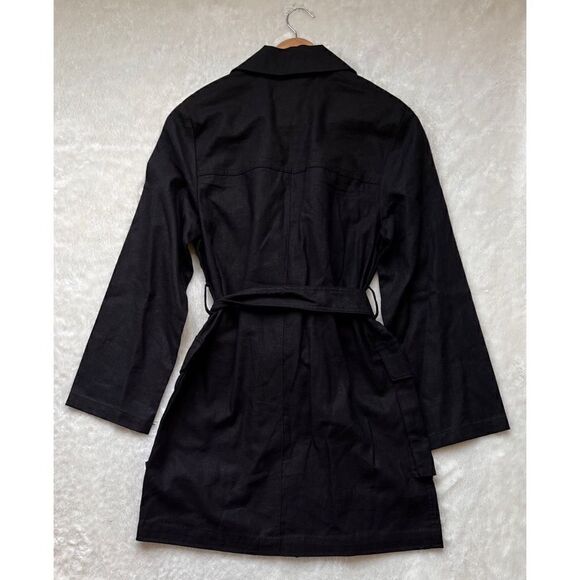 NWT Zara Linen Blend Belted Jacket, Size XS - Picture 15 of 16